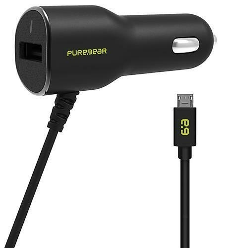 Pure Gear Car charger 3.4A Micro-USB, Black in the group SMARTPHONE & TABLETS / Chargers & Cables / Car chargers / Car chargers micro-USB at TP E-commerce Nordic AB (38-86047)