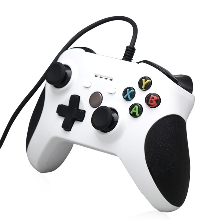 Trådad handkontroll till Xbox One/One S/One X, Vit in the group HOME ELECTRONICS / Game consoles & Accessories / Xbox One / Accessories at TP E-commerce Nordic AB (38-86073)