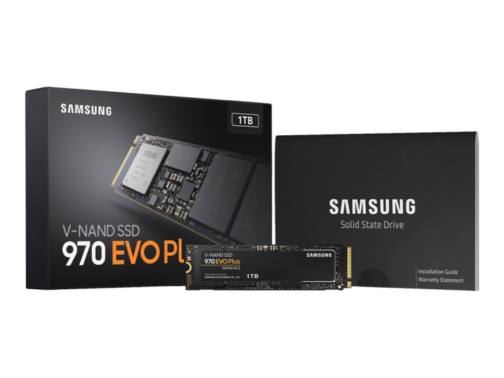 Samsung 970 EVO SSD MZ-V7S1T0BW 1TB M.2 PCI Express 3.0 x4 (NVMe) in the group COMPUTERS & PERIPHERALS / Computer components / Harddrives / SSD at TP E-commerce Nordic AB (38-86136)