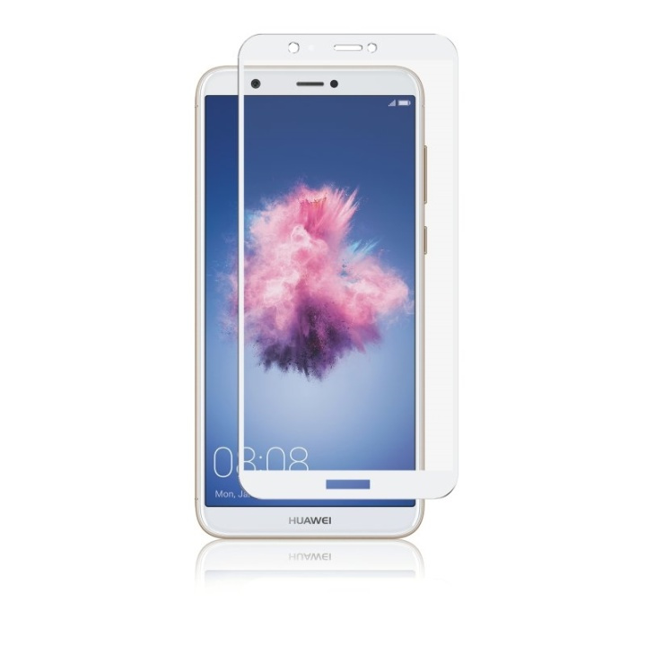 Panzer Huawei P Smart, Full-Fit Glass, White in the group SMARTPHONE & TABLETS / Phone cases / Huawei/Honor at TP E-commerce Nordic AB (38-86305)