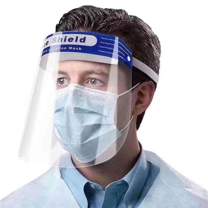 10-pack Visor / Protective visor in plastic in the group BEAUTY & HEALTH / Health care / Face masks at TP E-commerce Nordic AB (38-86367PKT)