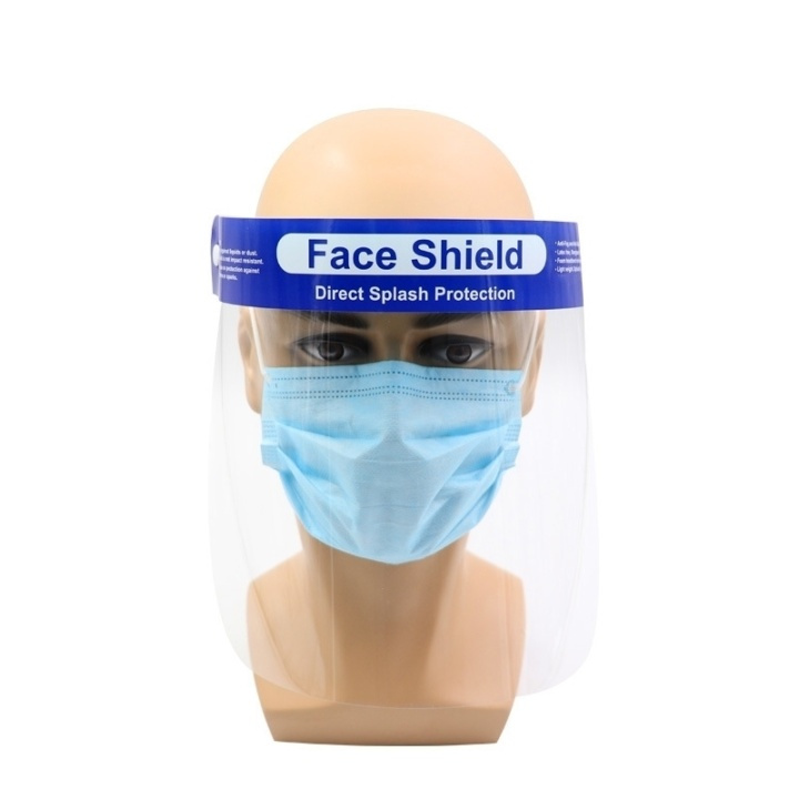 50-pack Visors / Protective visors / Plastic face shield in the group BEAUTY & HEALTH / Health care / Face masks at TP E-commerce Nordic AB (38-86367PKT3)