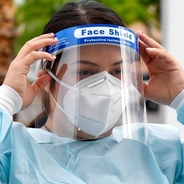 3-pack Visor / Protective visor / Plastic face shield in the group BEAUTY & HEALTH / Health care / Protective visor at TP E-commerce Nordic AB (38-86367PKT4)