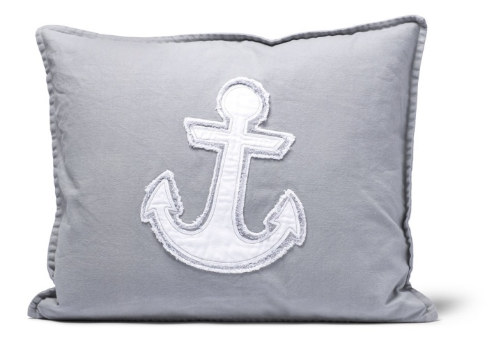 Lord Nelson Victory Kuddfodral Anchor Grå in the group HOME, HOUSEHOLD & GARDEN / Interior / Pillows at TP E-commerce Nordic AB (38-86386-GR)