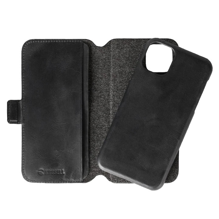 Krusell Sunne 2i1 Löstagbart Plånboksfodral till iPhone 11 Pro Max, Svart in the group SMARTPHONE & TABLETS / Phone cases / Apple / iPhone 11 Pro Max / Wallet Case at TP E-commerce Nordic AB (38-86463)