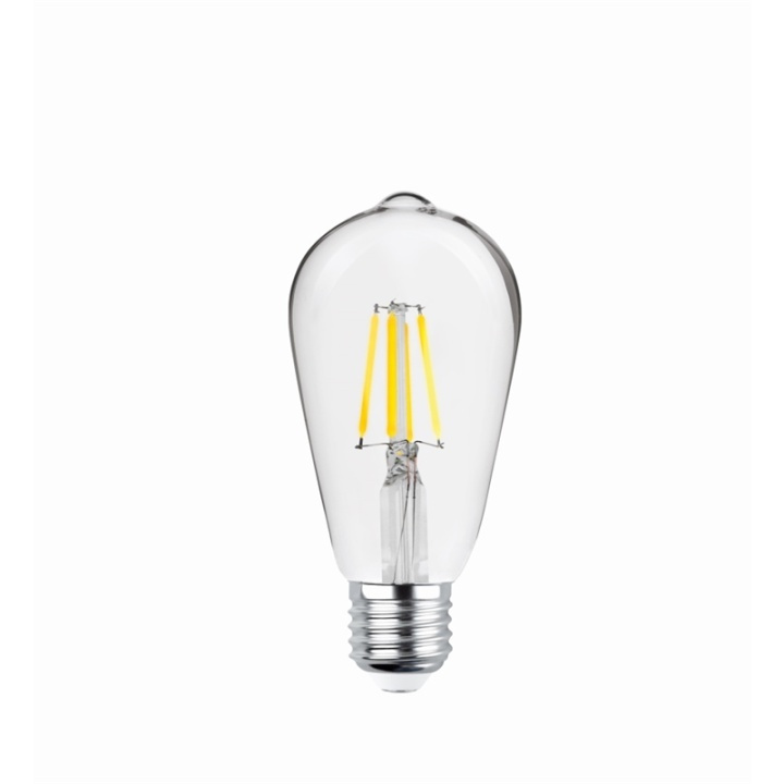 Forever Light Klar LED-lampa med filament, E27 4W 2700K 470lm in the group HOME ELECTRONICS / Lighting / LED lamps at TP E-commerce Nordic AB (38-86592)