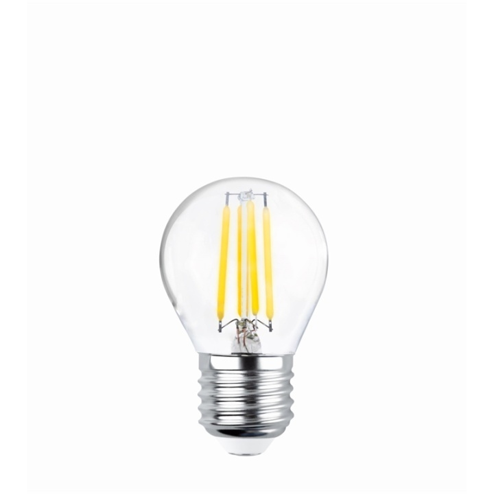 Forever Light Klar LED-lampa med filament, E27 G45 4W 2700K 470lm in the group HOME ELECTRONICS / Lighting / LED lamps at TP E-commerce Nordic AB (38-86595)