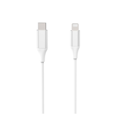 USB-C to Lightning fast charging cable, 1m, 25W in the group SMARTPHONE & TABLETS / Chargers & Cables / Cables / Cables Type C at TP E-commerce Nordic AB (38-86729)