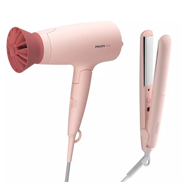 Philips BHP398/00 Stylingkit med hårfön och plattång in the group BEAUTY & HEALTH / Hair & Styling / Styling Tools / Straighteners at TP E-commerce Nordic AB (38-86755)