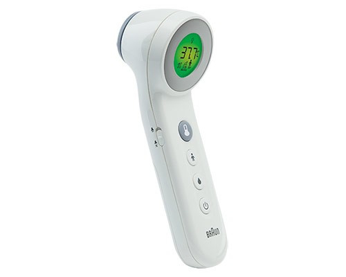 Braun BNT400 3-in-1 No Touch Thermometer, White in the group BEAUTY & HEALTH / Health care / Thermometers for fever at TP E-commerce Nordic AB (38-86837)