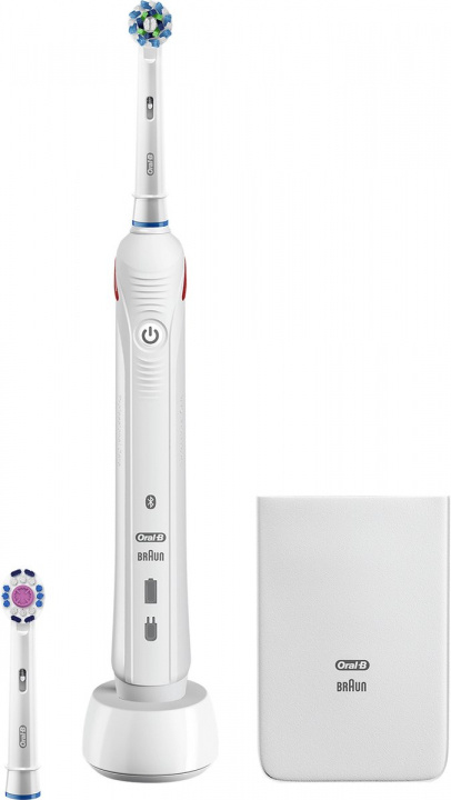 Oral-B Smart 4 4200W Eltandborste, Vit in the group BEAUTY & HEALTH / Oral care / Electric toothbrushes at TP E-commerce Nordic AB (38-86845)