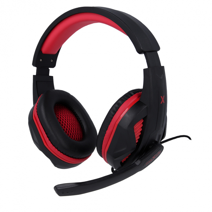 Maxlife Gaming MXGH-100 trådat over-ear hörlurar 3,5 mm svart in the group COMPUTERS & PERIPHERALS / GAMING / Headset at TP E-commerce Nordic AB (38-86859)