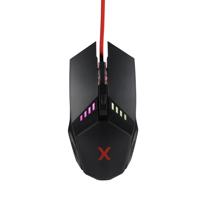 Maxlife Gaming MXGM-200 mus 800/1000/1600/2400 DPI 1,8 m svart in the group COMPUTERS & PERIPHERALS / GAMING / Mice at TP E-commerce Nordic AB (38-86861)