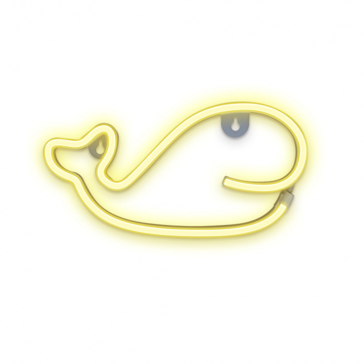 Forever Light Neon LED light with whale motif + USB FLNEO9 in the group TOYS, KIDS & BABY PRODUCTS / Children\'s room / Baby lamps / Ceiling lamps & Wall lamps at TP E-commerce Nordic AB (38-86864)