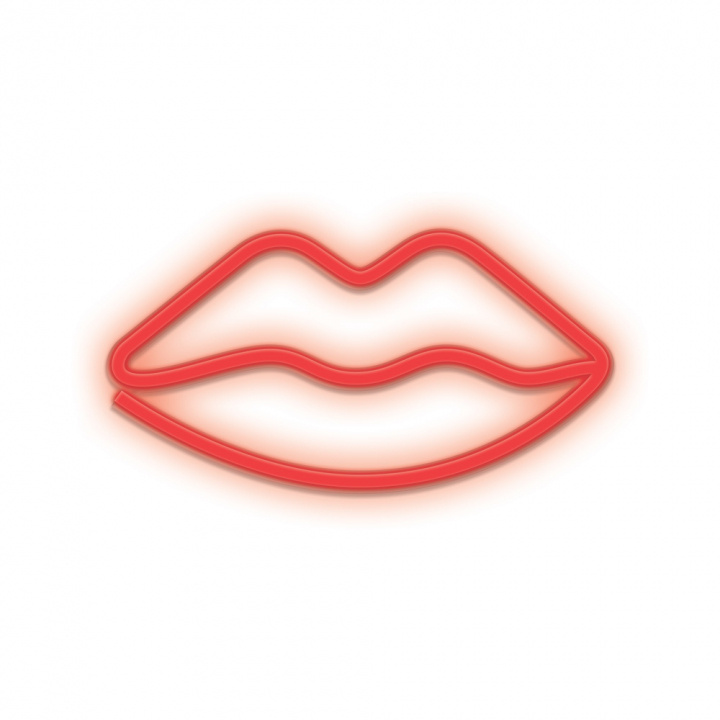 Forever Light Neon LED Lamp Lips Battery + USB FLNEO8, Red in the group HOME ELECTRONICS / Lighting / Wall lights at TP E-commerce Nordic AB (38-86869)