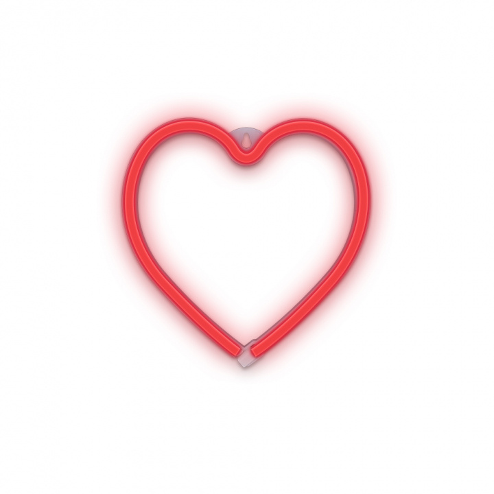 Forever Light Neon LED Light HEART battery + USB FLNEO7, Red in the group HOME ELECTRONICS / Lighting / Wall lights at TP E-commerce Nordic AB (38-86871)