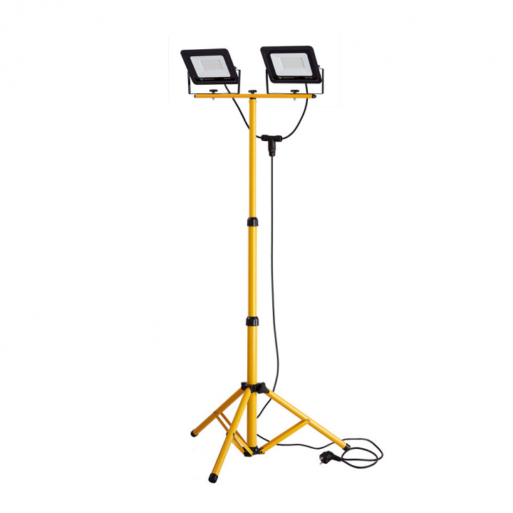 Forever Light Arbetslampa LED 2x30W 6000K med stativ in the group HOME, HOUSEHOLD & GARDEN / Electricity & Lighting / Work lighting at TP E-commerce Nordic AB (38-86901)