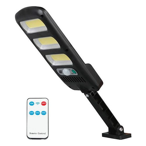 LTC Solcellslampa 3-LED COB 24W 1800 lm 1800mAh + Fjärrkontroll in the group HOME, HOUSEHOLD & GARDEN / Electricity & Lighting / Outdoor lighting / Solar lamp at TP E-commerce Nordic AB (38-86944)