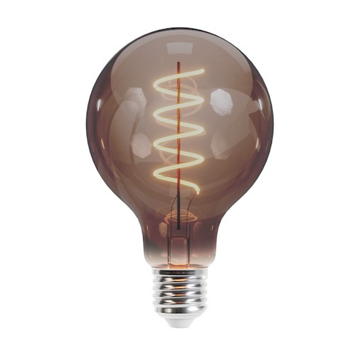 Forever Light LED lamp Filament E27 G95 4W 230V 2000K 250lm SF, Sooty glass in the group HOME ELECTRONICS / Lighting / LED lamps at TP E-commerce Nordic AB (38-86949)
