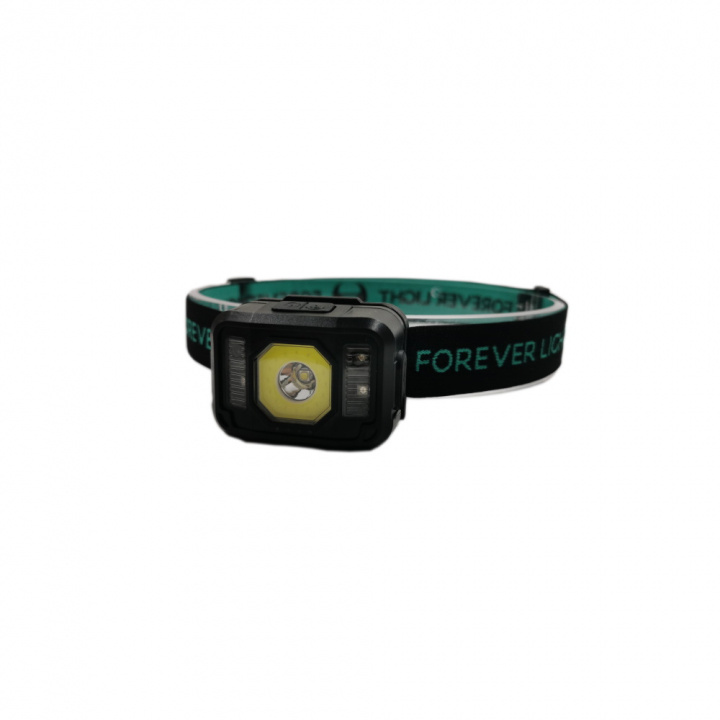 Forever Light LED Pannlampa Senso XP-E 3W + COB 3W med sensor 270lm 1200mAh Li-Pol in the group Sport, leisure & Hobby / Flashlights & Head lamps / Headlamps at TP E-commerce Nordic AB (38-86995)