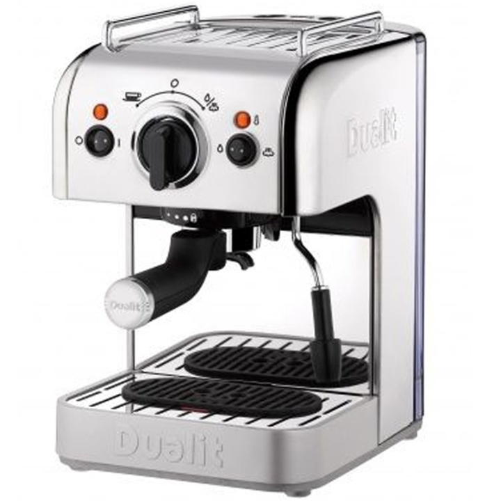 Dualit Espressomaskin 3 in 1 Krom 130 in the group HOME, HOUSEHOLD & GARDEN / Household appliances / Coffee makers and accessories / Espresso Machines at TP E-commerce Nordic AB (38-87317)