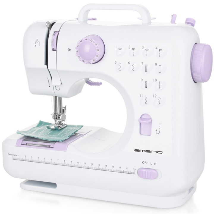 Emerio Symaskin SEW-121820 Basic 12 stitches in the group HOME, HOUSEHOLD & GARDEN / Household appliances / Sewing machine & Accessories / Sewing machines at TP E-commerce Nordic AB (38-87336)
