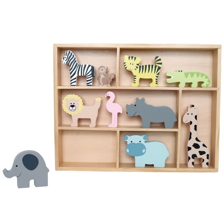 Jabadabado Hylla med safaridjur in the group TOYS, KIDS & BABY PRODUCTS / Toys / Toys at TP E-commerce Nordic AB (38-87480)