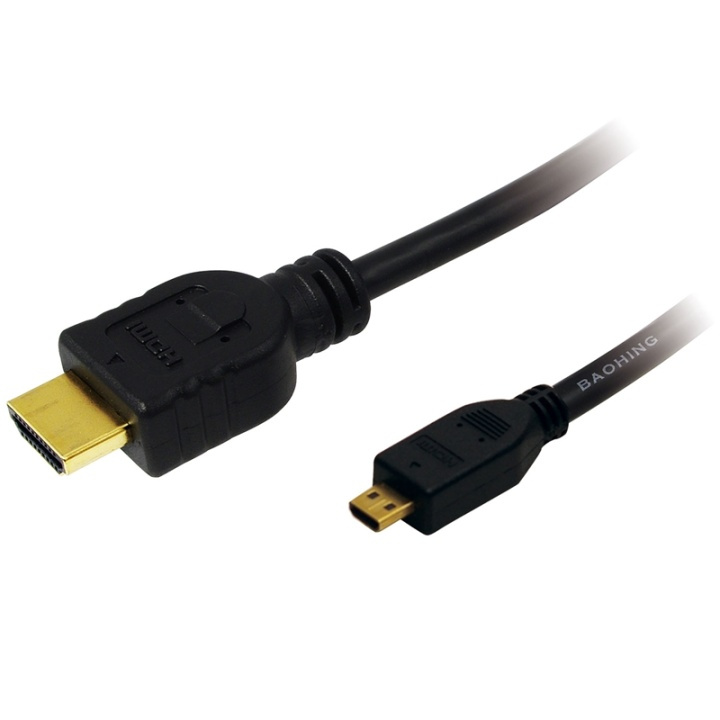 LogiLink Micro-HDMI-kabel 1m in the group HOME ELECTRONICS / Cables & Adapters / HDMI / Cables at TP E-commerce Nordic AB (38-87672)