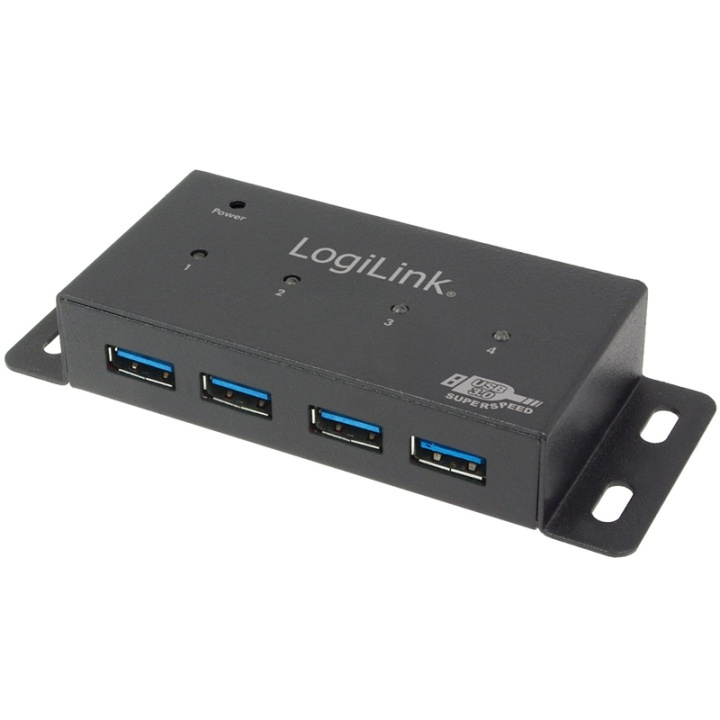 LogiLink USB 3.0-hub 4-port in the group COMPUTERS & PERIPHERALS / Computer accessories / USB-Hubs at TP E-commerce Nordic AB (38-87687)
