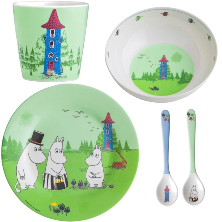 Mumin Barnservis Muminhuset in the group TOYS, KIDS & BABY PRODUCTS / Eat & Drink / Children\'s tableware at TP E-commerce Nordic AB (38-87755)