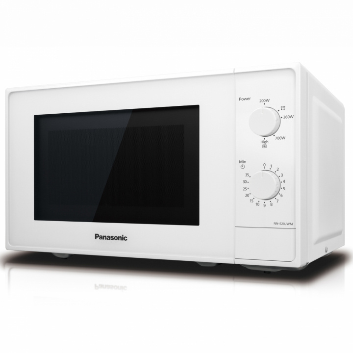 Panasonic Mikrovågsugn 20L 800W, Vit in the group HOME, HOUSEHOLD & GARDEN / Household appliances / Microwave ovens at TP E-commerce Nordic AB (38-87854)