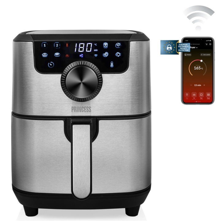Princess Aerofryer Digital 4.5L Appkontrollerad in the group HOME, HOUSEHOLD & GARDEN / Household appliances / Airfryers & Fryers at TP E-commerce Nordic AB (38-87984)
