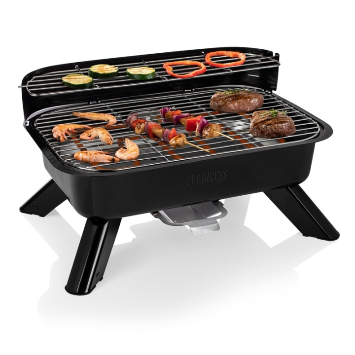 Princess Hybridgrill För ström- & kolgr in the group HOME, HOUSEHOLD & GARDEN / Garden products / Barbeque & Accessories at TP E-commerce Nordic AB (38-87993)