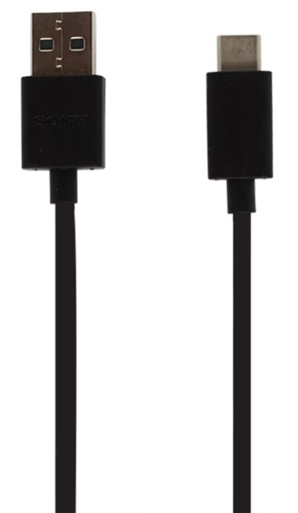 SONY UCB20 , USB typ C-kabel, 1m, Bulk, Svart in the group SMARTPHONE & TABLETS / Chargers & Cables / Cables / Cables microUSB at TP E-commerce Nordic AB (38-88041)