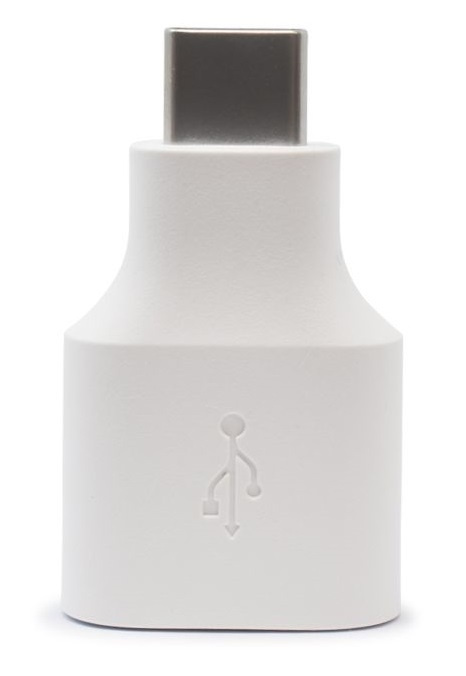 Google USB to USB-C Adapter, Bulk, White in the group SMARTPHONE & TABLETS / Chargers & Cables / Adapters at TP E-commerce Nordic AB (38-88044)