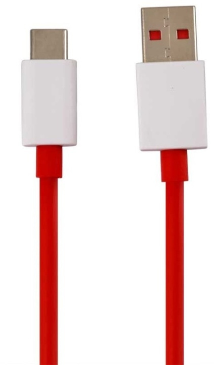 OnePlus D301 USB typ C kabel, 1m, Röd, Bulk in the group SMARTPHONE & TABLETS / Chargers & Cables / Cables / Cables Type C at TP E-commerce Nordic AB (38-88047)