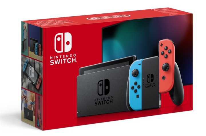 Nintendo Switch 2019 Konsol, Röd/Blå in the group HOME ELECTRONICS / Game consoles & Accessories / Nintendo Switch / Consoles at TP E-commerce Nordic AB (38-88128)