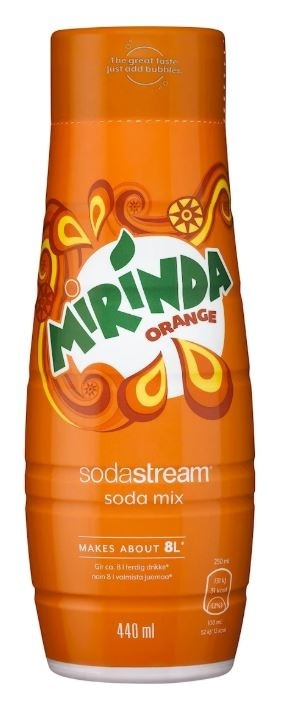 Sodastream Mirinda 440ml - Makes 8 liters in the group HOME, HOUSEHOLD & GARDEN / Household appliances / Water & Juice / Carbonation machines / Flavors at TP E-commerce Nordic AB (38-88279)