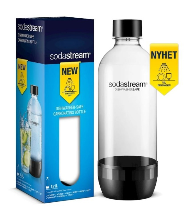 SodaStream flaska 1 liter, Diskmaskinssäker in the group HOME, HOUSEHOLD & GARDEN / Household appliances / Water & Juice / Carbonation machines / Accessories at TP E-commerce Nordic AB (38-88283)