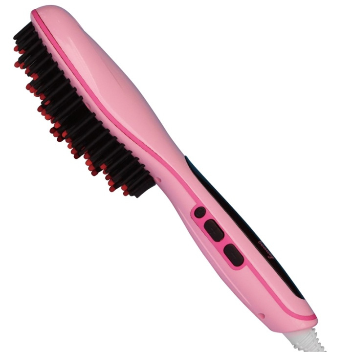 Cenocco Plattborste (CC-9011), Rosa in the group BEAUTY & HEALTH / Hair & Styling / Styling Tools / Straighteners at TP E-commerce Nordic AB (38-88322)