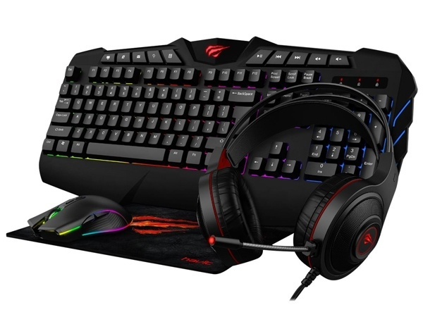 Havit 4i1 Gaming bundle in the group COMPUTERS & PERIPHERALS / GAMING / Mouse pad at TP E-commerce Nordic AB (38-88466)