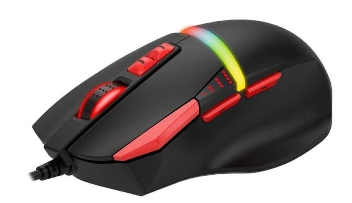 Havit Gaming Mouse med RGB, 8200DPI in the group COMPUTERS & PERIPHERALS / Mice & Keyboards / Mice / Corded at TP E-commerce Nordic AB (38-88521)