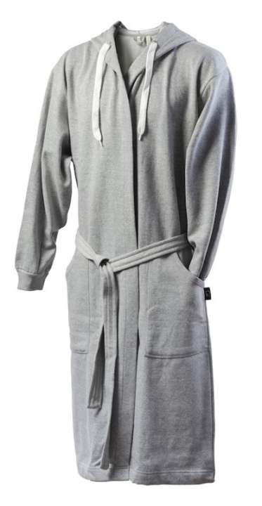 Kosta Linnewäfveri Bathrobe College, Gray, L/XL in the group HOME, HOUSEHOLD & GARDEN / Bathroom / Bath robes at TP E-commerce Nordic AB (38-88607)