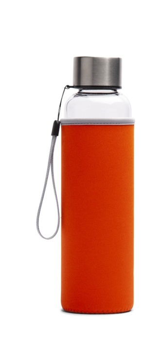 Lord Nelson Glasflaska med neoprenfodral 60 cl, Orange in the group Sport, leisure & Hobby / Outdoor recreation / Thermoses & Water Bottles at TP E-commerce Nordic AB (38-88632-OR)