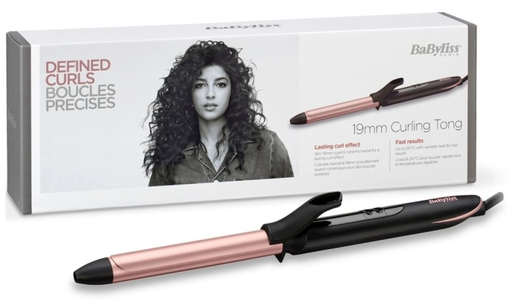 Babyliss C450E Locktång 19 mm med 6 värmelägen in the group BEAUTY & HEALTH / Hair & Styling / Styling Tools / Curling irons at TP E-commerce Nordic AB (38-88645)
