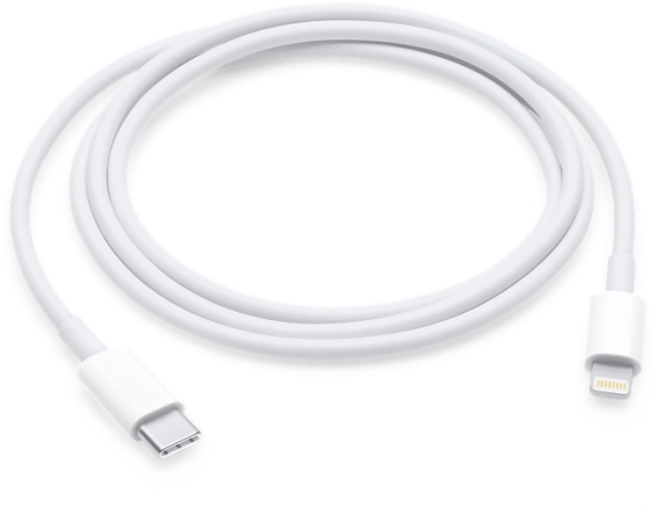 Apple MK0X2ZM/A USB-C to Lightning Cable, 1m, White, Bulk in the group SMARTPHONE & TABLETS / Chargers & Cables / Cables / Cables Lightning at TP E-commerce Nordic AB (38-88847)