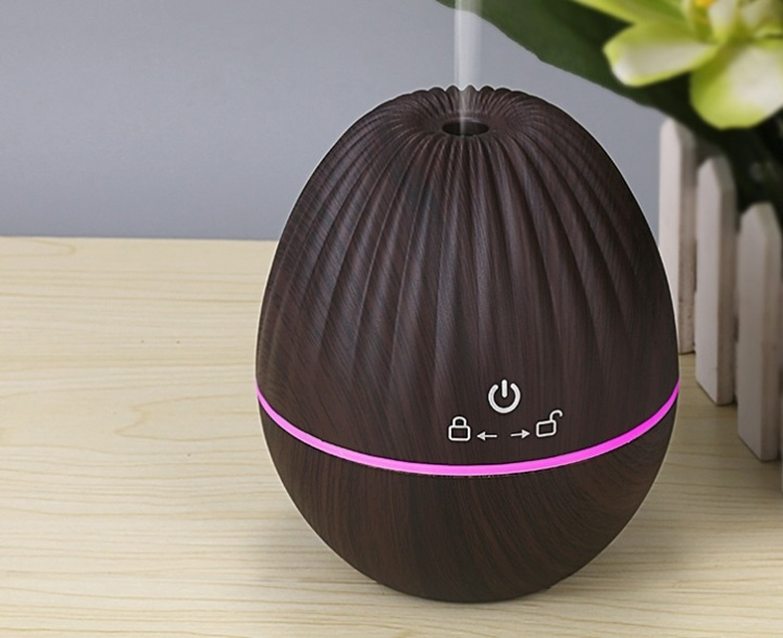 Humidifier/Aroma Diffuser in wooden design, dark wood in the group HOME, HOUSEHOLD & GARDEN / Fans & Climate products / Humidifiers at TP E-commerce Nordic AB (38-89005)