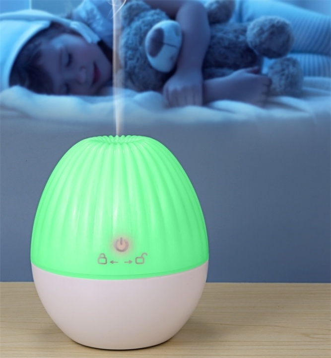 Humidifier/Aroma Diffuser with LED lighting, White in the group HOME, HOUSEHOLD & GARDEN / Fans & Climate products / Humidifiers at TP E-commerce Nordic AB (38-89006)