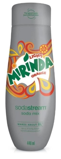 Sodastream Mirinda Light 440ml - Makes 8 liters in the group HOME, HOUSEHOLD & GARDEN / Household appliances / Water & Juice / Carbonation machines / Flavors at TP E-commerce Nordic AB (38-89078)