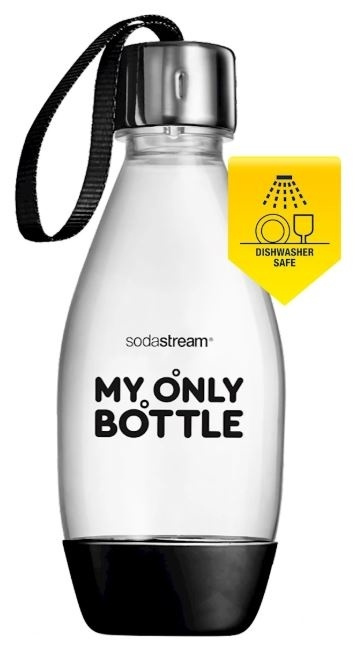 SodaStream My Only Bottle 0,5 l, Svart in the group HOME, HOUSEHOLD & GARDEN / Household appliances / Water & Juice / Carbonation machines / Accessories at TP E-commerce Nordic AB (38-89119)